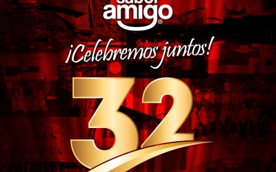¡Celebramos 32 años de pura pasión en Sabor Amigo!